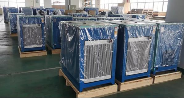 漢鐘(zhōng)空壓機(jī)庫存一(yī)角